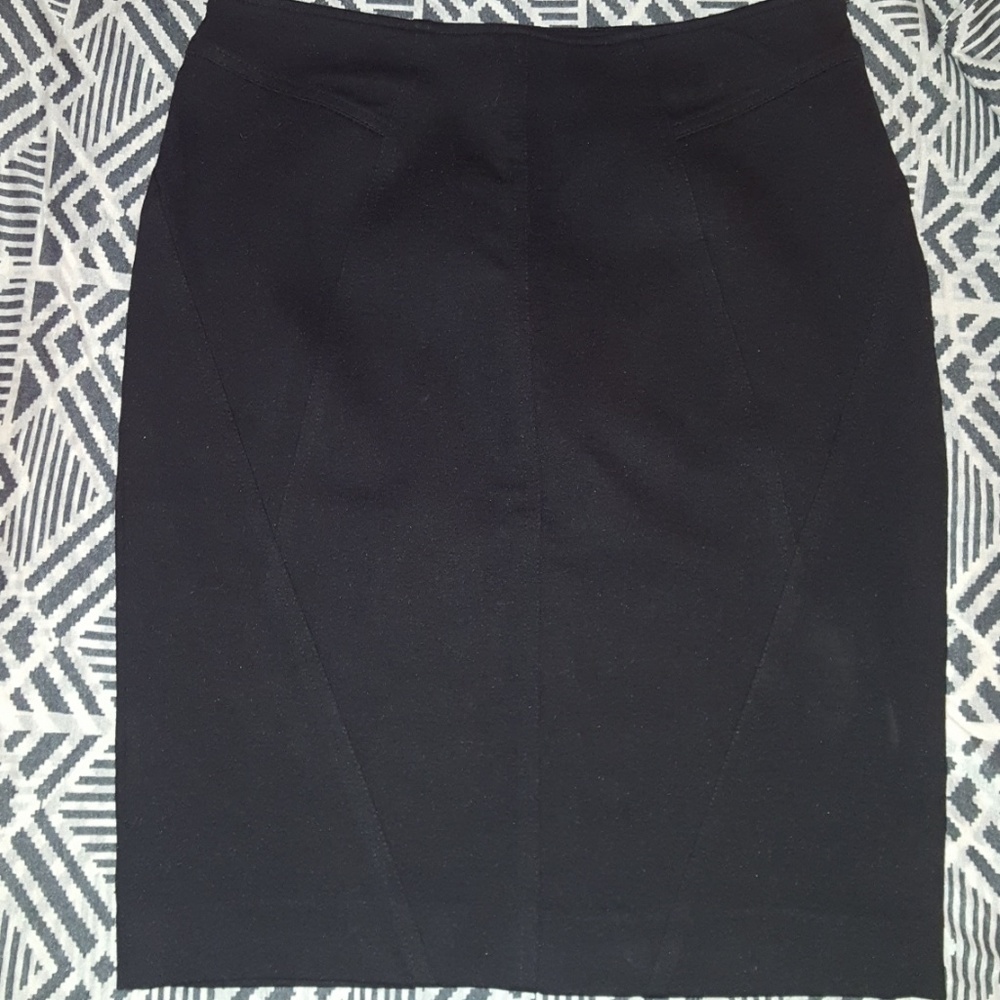 INC black stretch pencil skirt